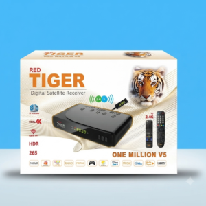 رسيفر تايجر ون مليون الاصدار الخامس Tiger One Million V5بتقنية 4K