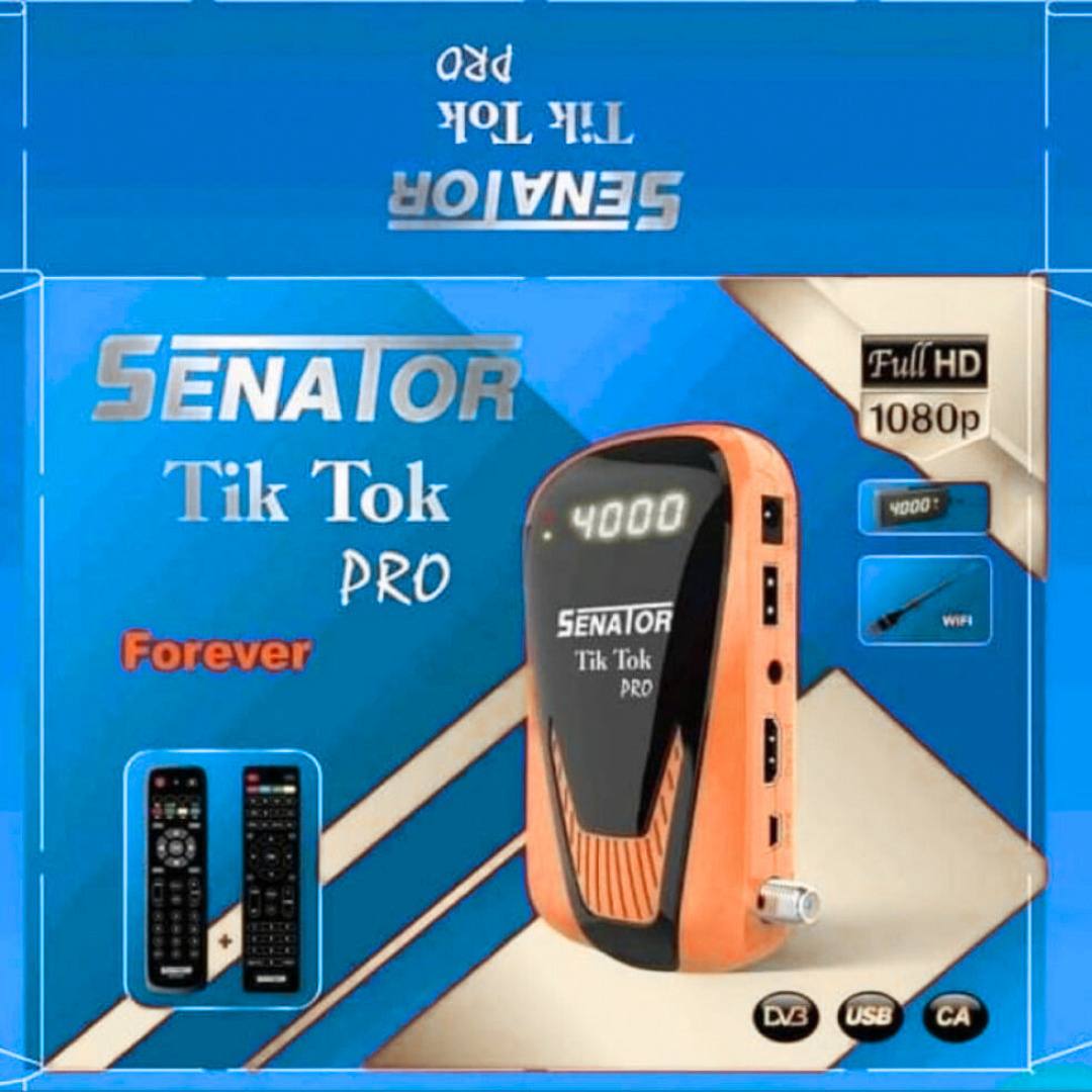 رسيفر سيناتور تيك توك 2 برو Senator TikTok 2 Pro بتقنية FHD